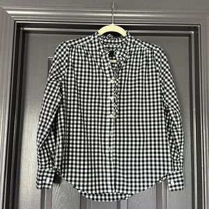 Ann Taylor ruffled collar blouse